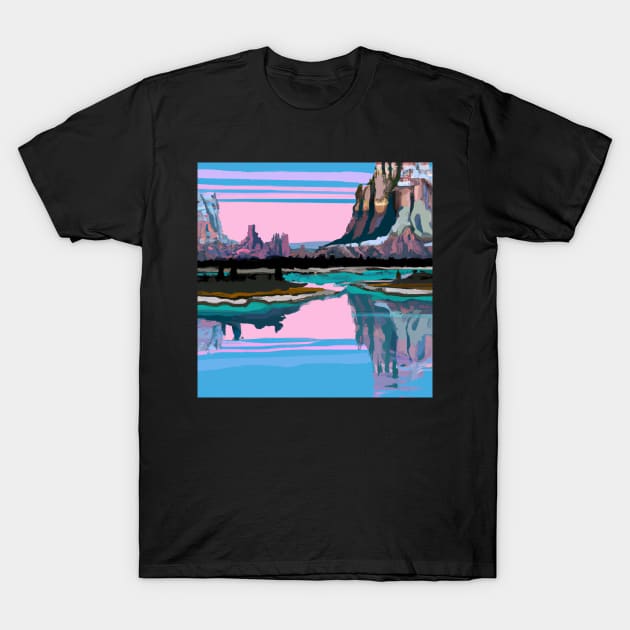 Scenic Mountain View T-Shirt by EggheadK8